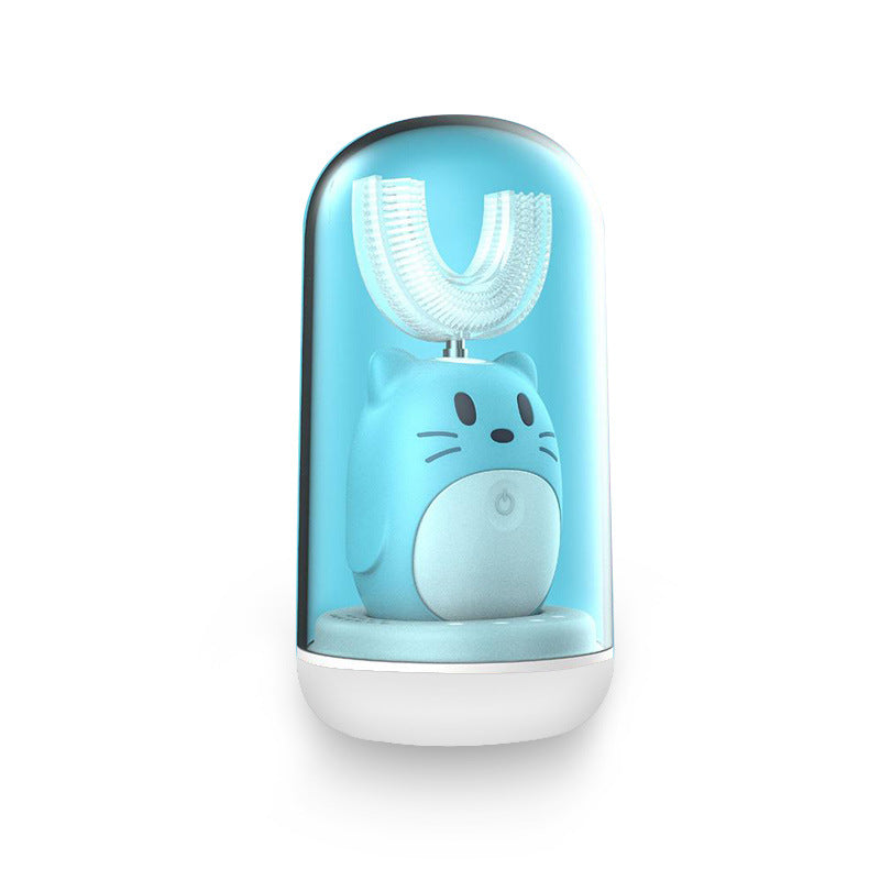 Smart Ultrasonic Children's Electric Toothbrush Automatic Cleaning U-shaped Toothbrush Portable Baby Products Smart Ultrasonic Children's Electric Toothbrush Automatic Cleaning U-shaped Toothbrush Portable Baby Products
